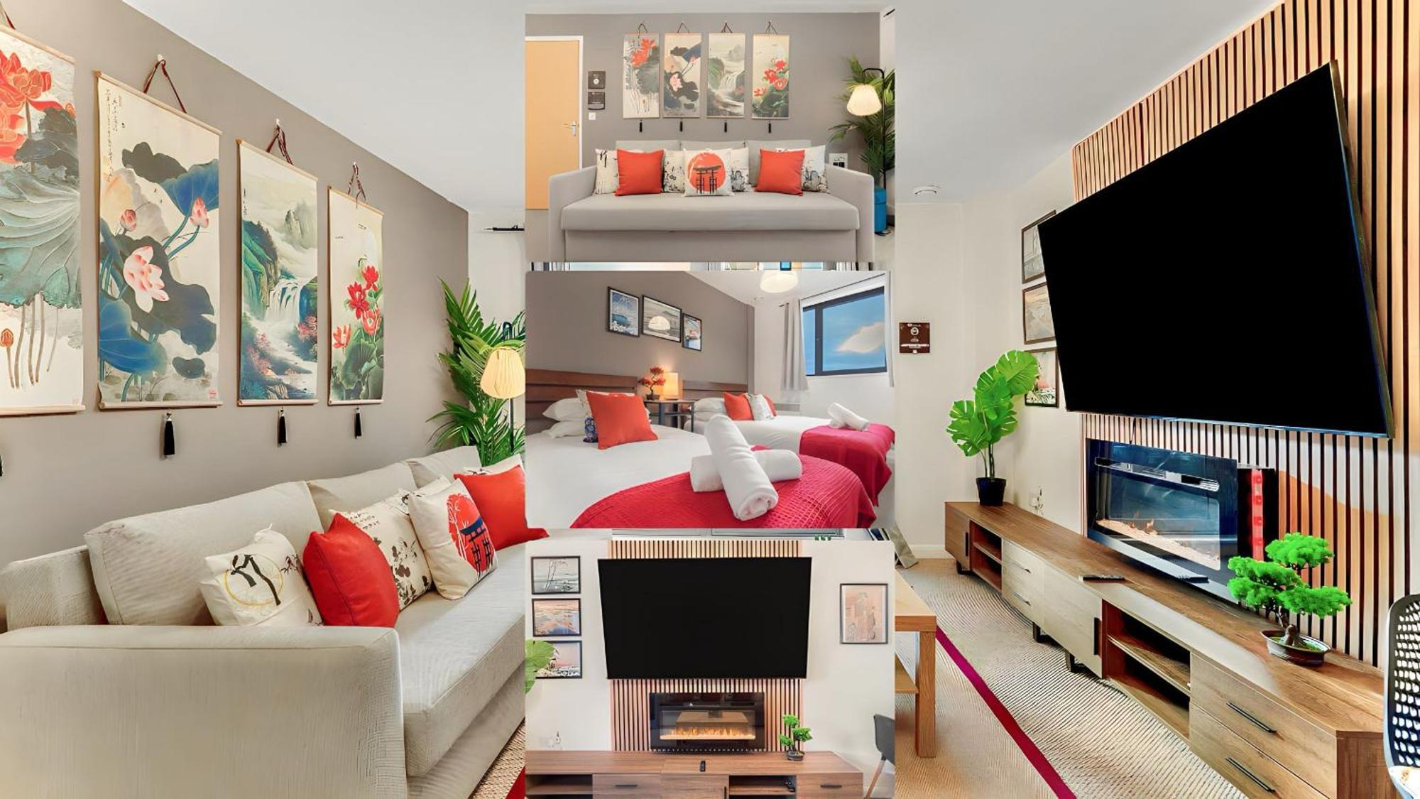 Japanese Suite 2Bed 2Bath, Free Park, Netfix, 75 Inch Tv, Games - City Centre- Maihom 버밍엄 외부 사진