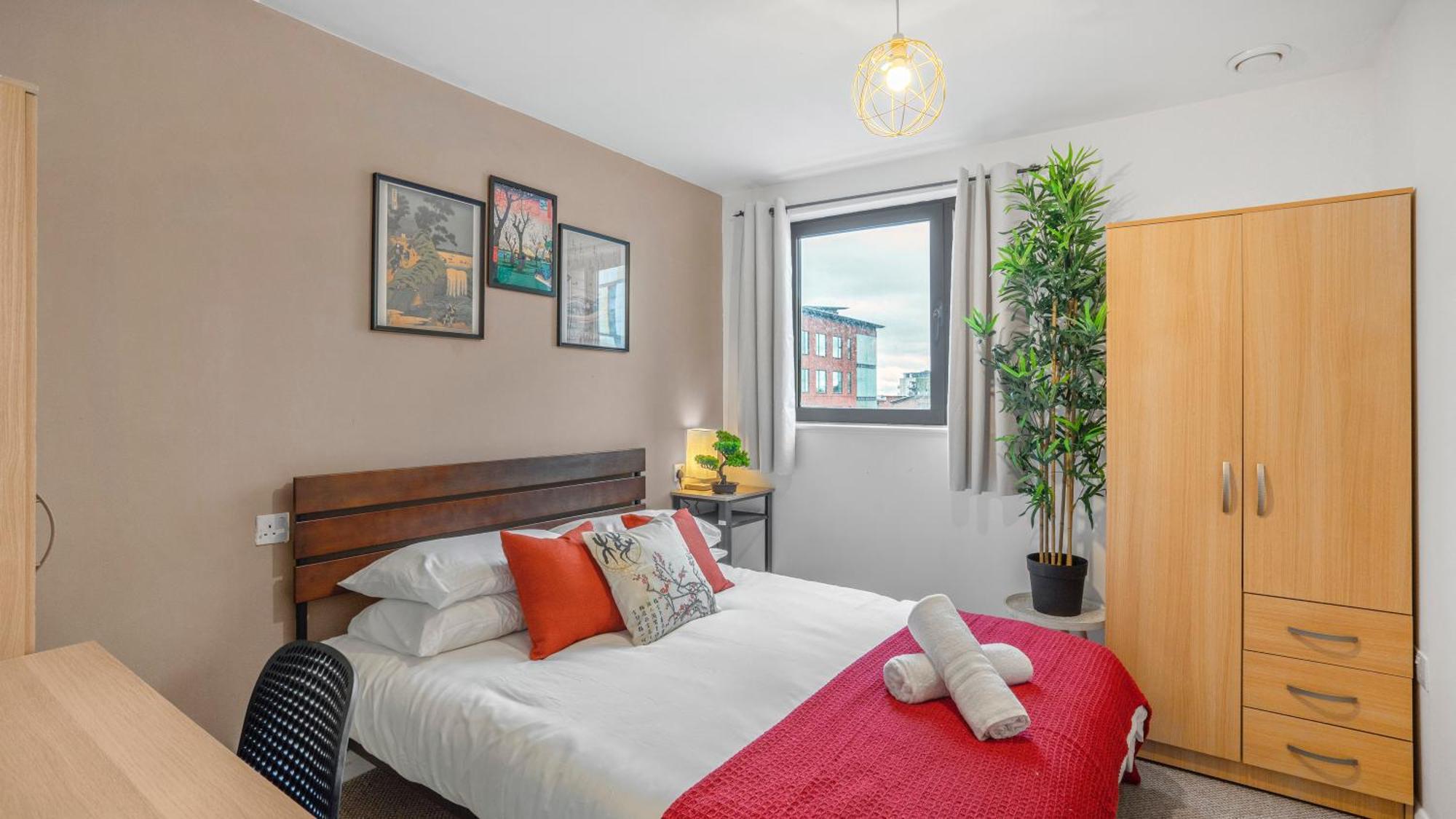 Japanese Suite 2Bed 2Bath, Free Park, Netfix, 75 Inch Tv, Games - City Centre- Maihom 버밍엄 외부 사진